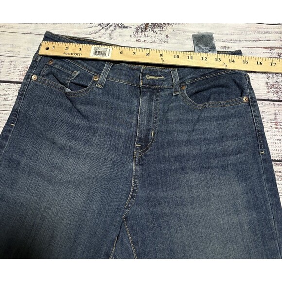 Signature By Levi Strauss Mid-Rise Boyfriend Cuffed Jeans Women's 8 Waist Sz 29 - Picture 6 of 7